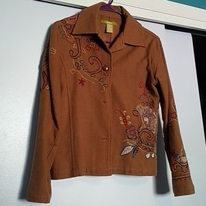 Acorn xs embroidered jacket